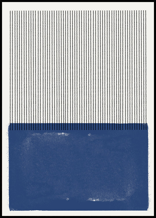 Blue Line Harmony Plakat