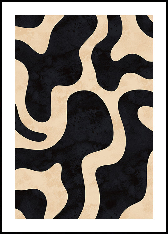 Organic Abstract Shapes Plakat