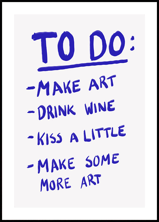 Creative To-Do List Plakat