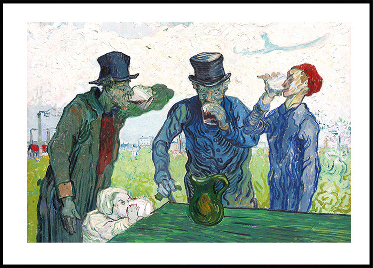The Drinkers By Vincent van Gogh Plakat - Posterbox.dk