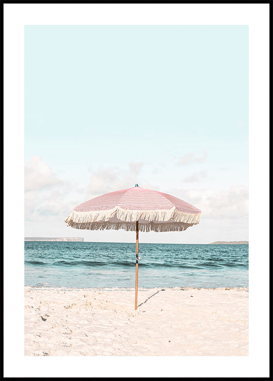 Pink Umbrella Plakat