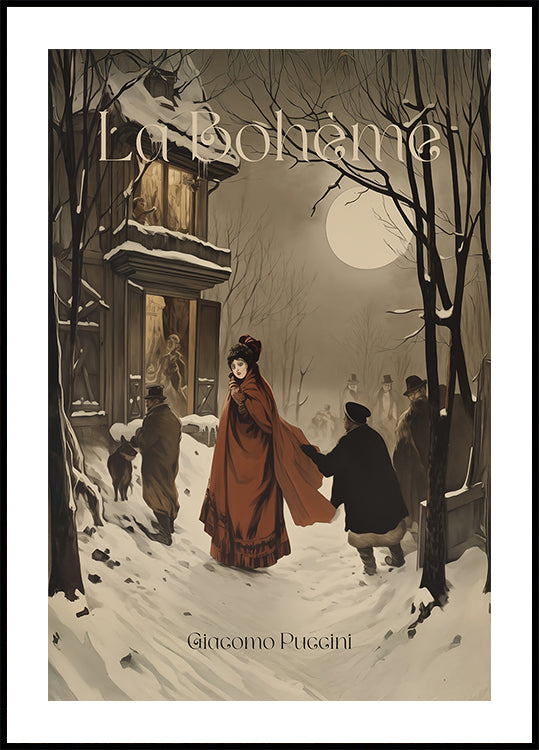 La Bohème Opera Captures A Winter Plakat