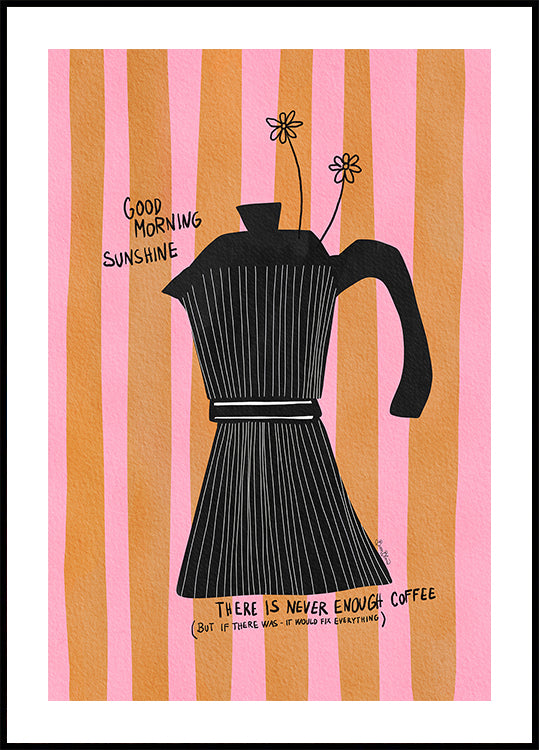 Mocca Coffee Sunshine Plakat