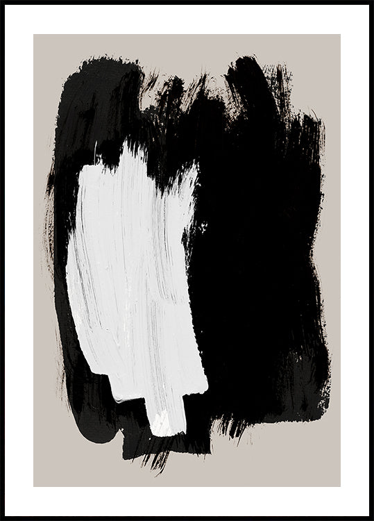 Abstract brush Plakat