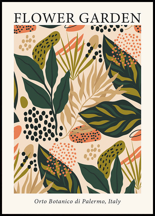 Flower Garden Palermo Plakat - Posterbox.dk