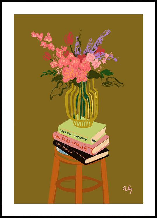 Floral Vase Plakat