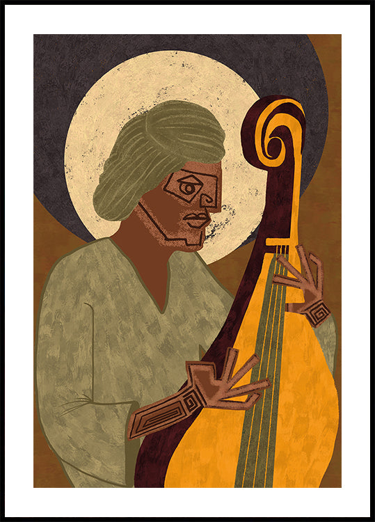 MUSICIAN GUY IX Poster