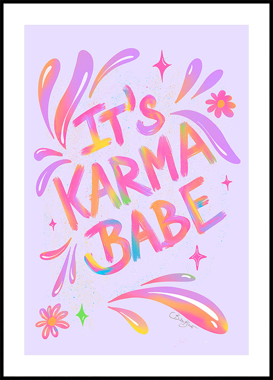 Karma Babe Plakat