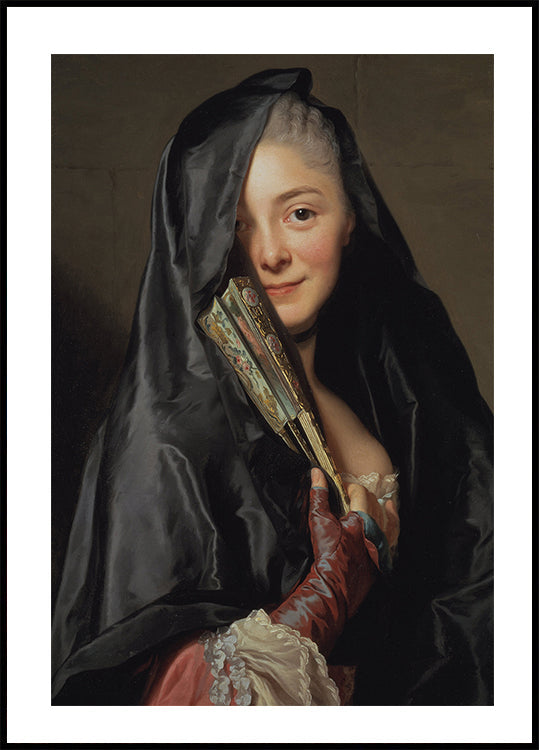 The Lady With The Veil By Alexander Roslin Plakat - Posterbox.dk
