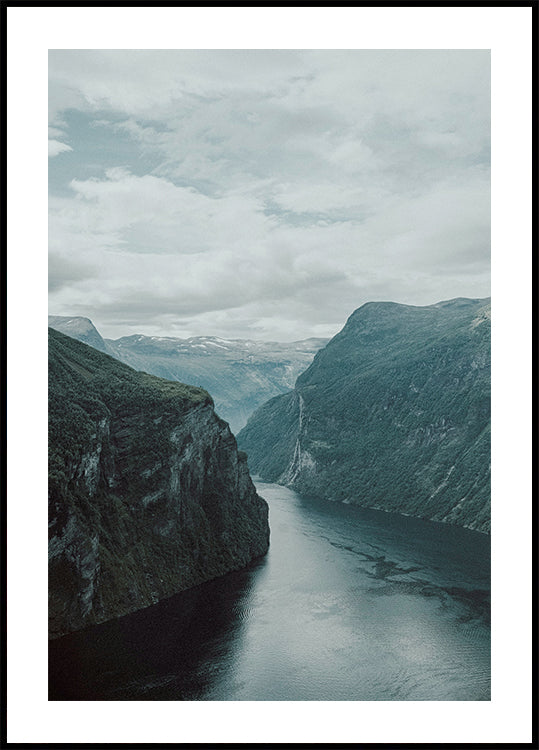 Majestic Fjord Landscape Plakat - Posterbox.dk