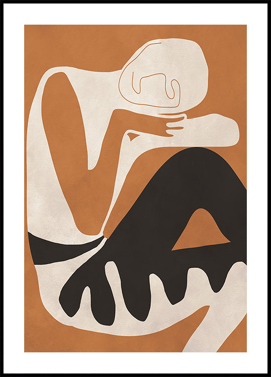 Abstract Art Figure Plakat