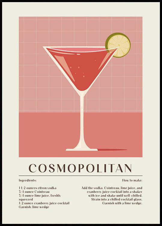 Cosmopolitan Plakat - Posterbox.dk