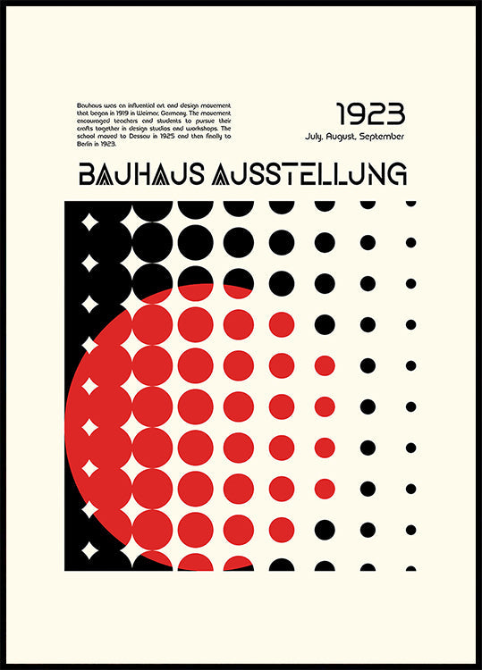 Bauhaus Ausstellung Plakat