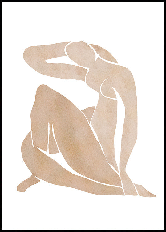 Women Shape Abstract Art Plakat