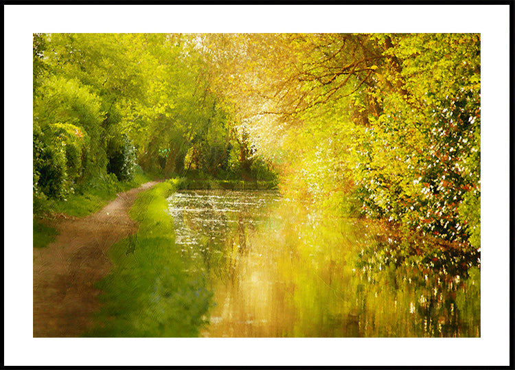 Golden River Path Plakat