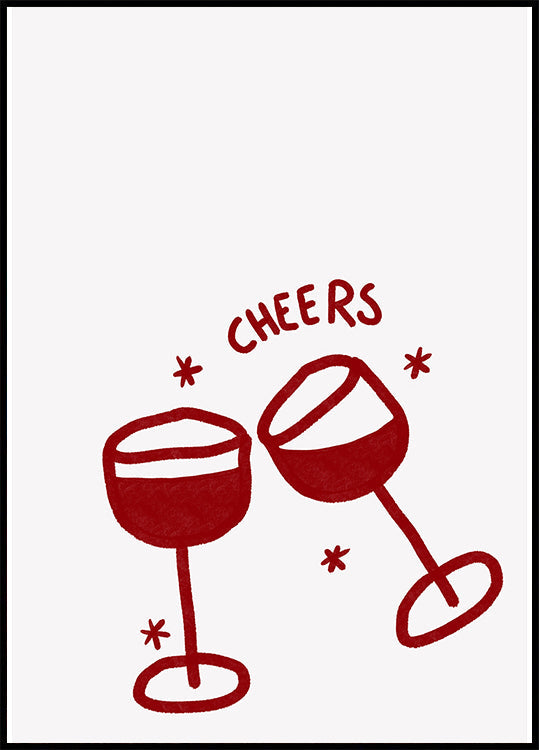 Wine Glass Celebration Plakat