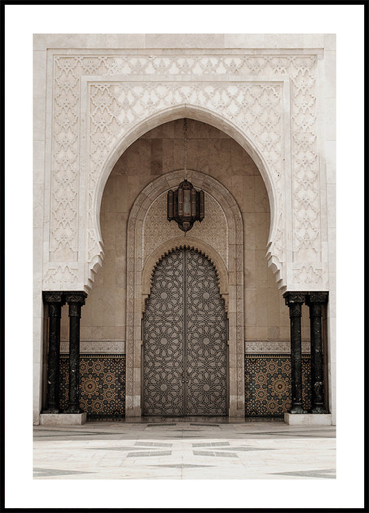 Door of the Hassan II Mosque, Casablanca Plakat