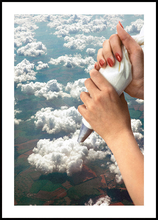 Piping Clouds - Whipped Cream