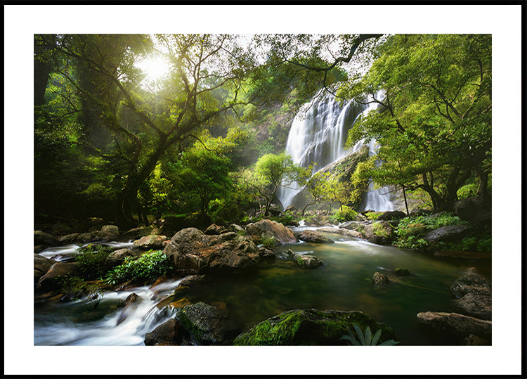 Mountain stream Plakat