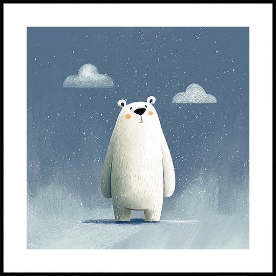 Happy polar bear no 02 Plakat