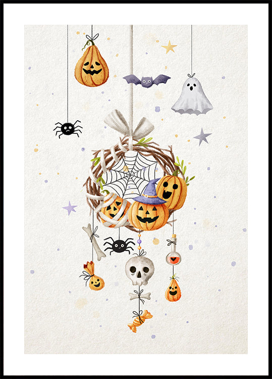Halloween Dreamcatcher Plakat
