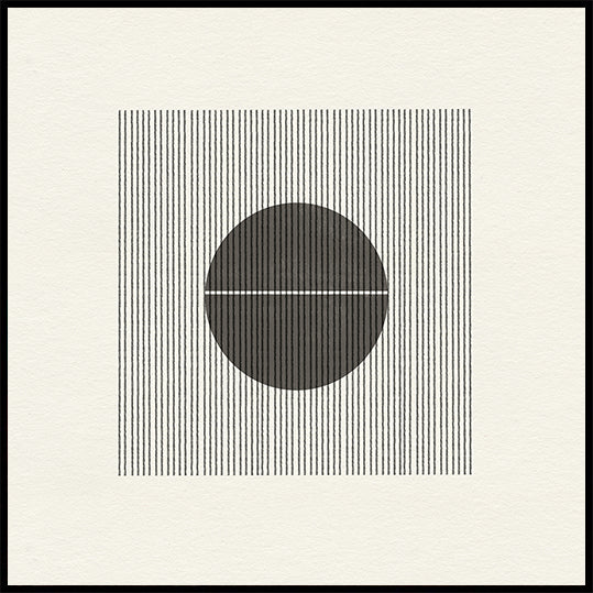 Line and Circle Harmony Plakat