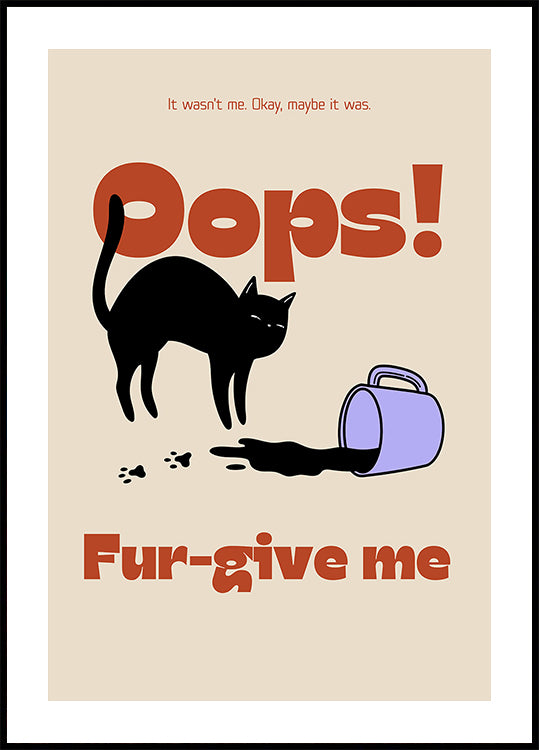 Fur-give me Plakat