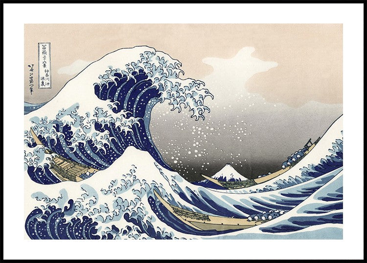 The Great Wave off Kanagawa Plakat - Posterbox.dk