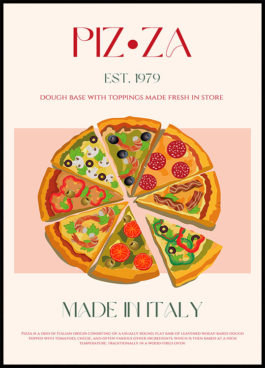 Slices of Italy Plakat