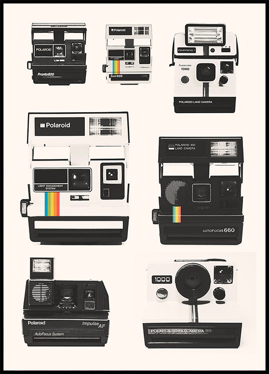 Instant Camera Collection Plakat
