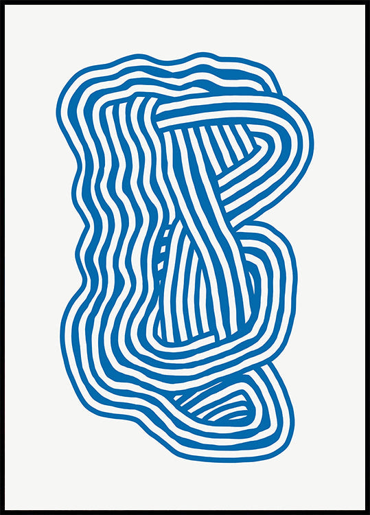 Line art Sculpt Plakat