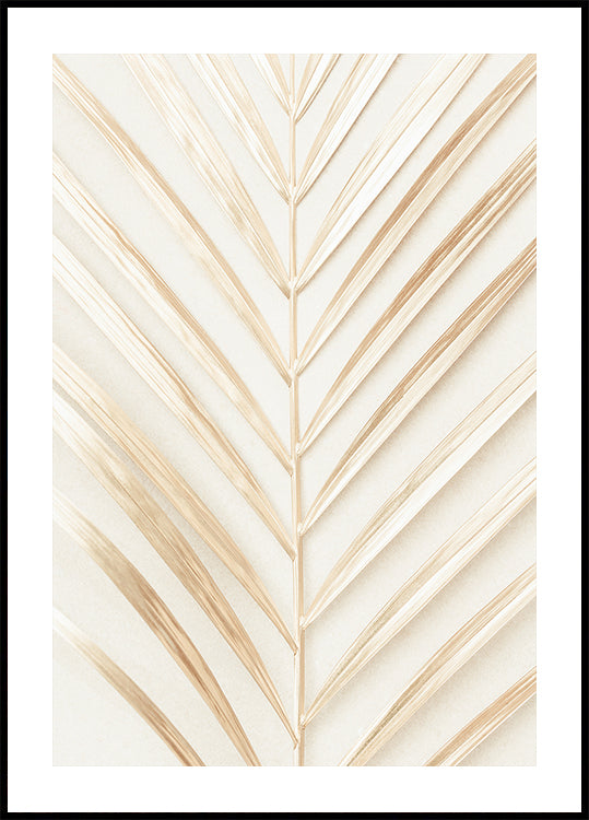 Golden Palm Leaf Plakat