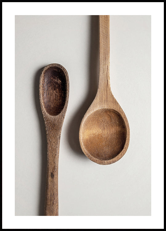 Two Wooden Spoons Plakat