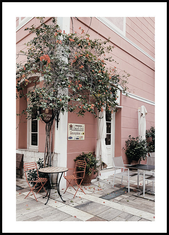 Cozy Streetview On Nafplio Plakat - Posterbox.dk