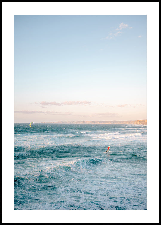 Wind surfing Algarve Plakat