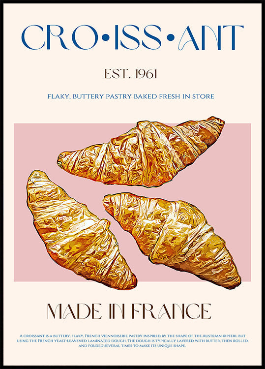 Flaky French Delight  Plakat