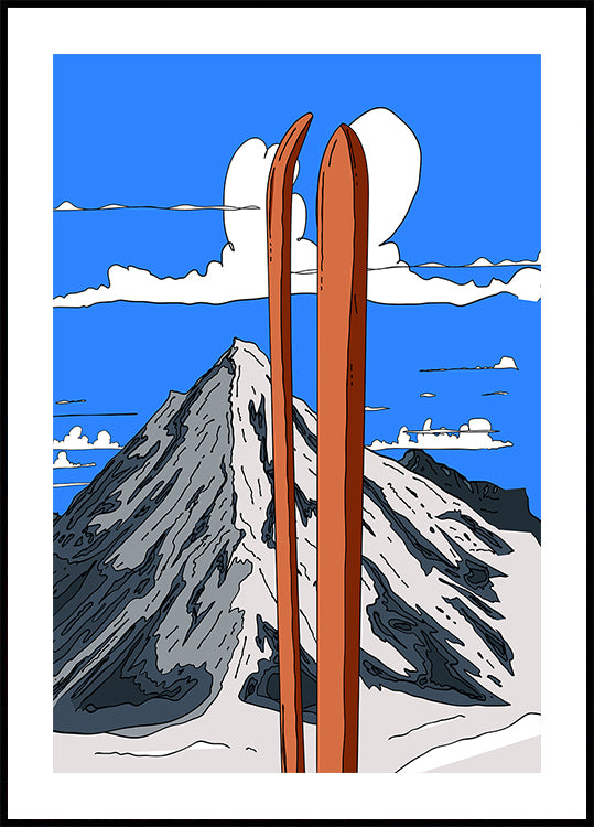 A Wonderful Ski Vacation Plakat