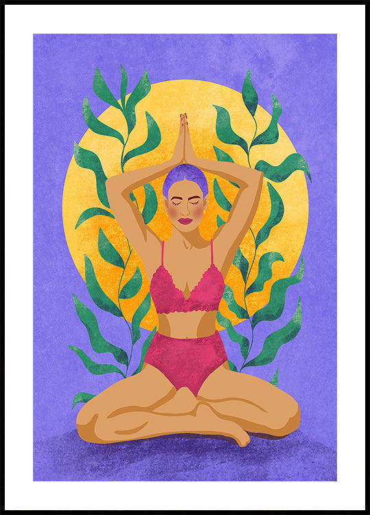 Meditation Plakat