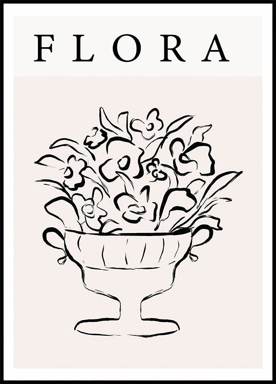 Floral Elegance Plakat