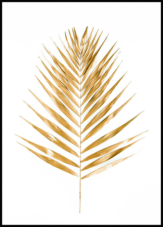 Gold Palm Leaf Plakat