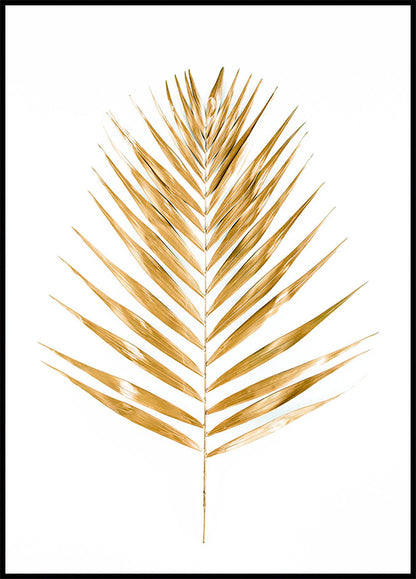 Gold Palm Leaf Plakat