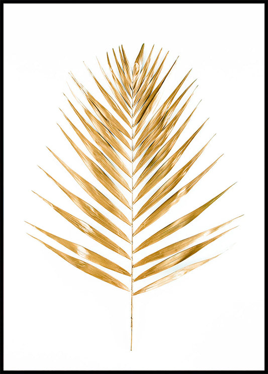 Gold Palm Leaf Plakat