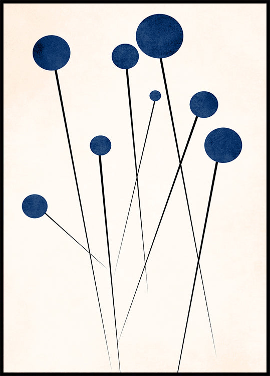 Wild Blueberries Plakat