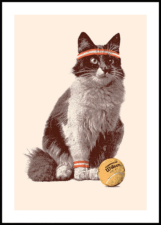 Chat Tennis Plakat