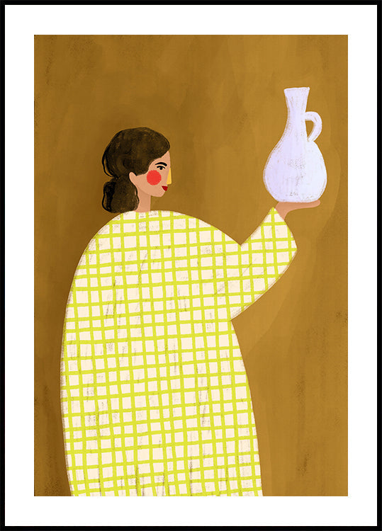 The Woman With Vase Plakat