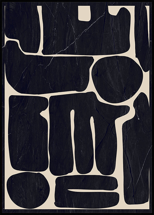 Modern Abstract Minimal Shapes 162 Plakat