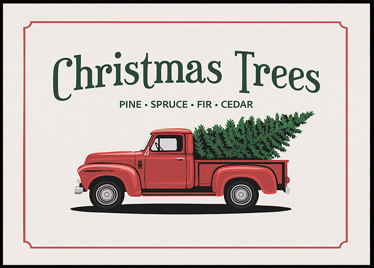 Christmas Trees Plakat