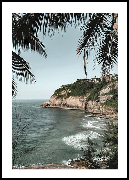 Between Palm Leaves Plakat - Posterbox.dk