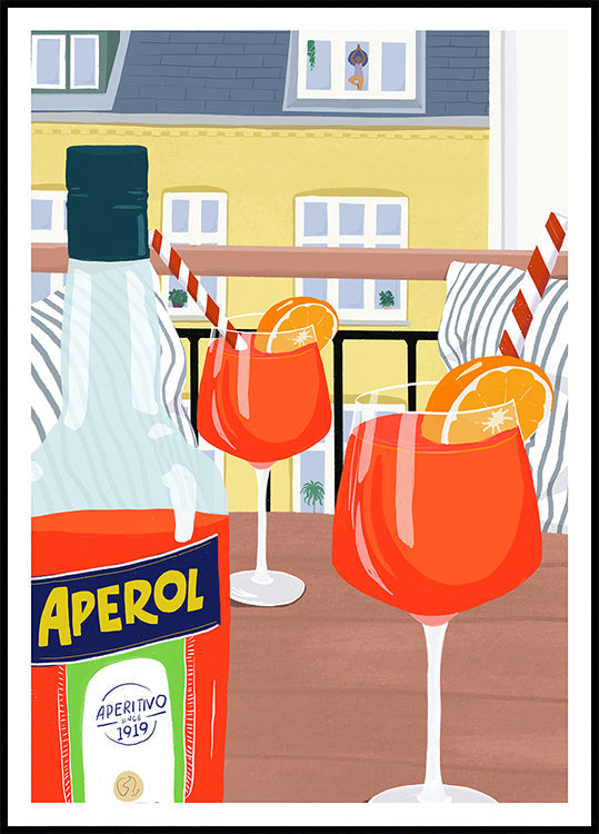 Balcony &quot;Hygge&quot; Plakat