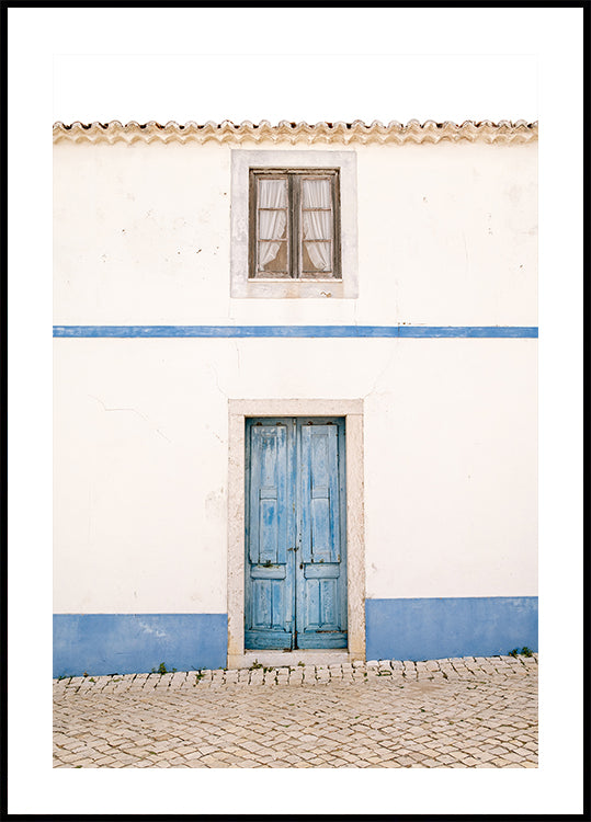 Ericeira Blue Door Plakat